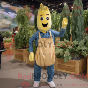 Gold Asparagus mascot...