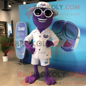 Purple Doctor mascot...