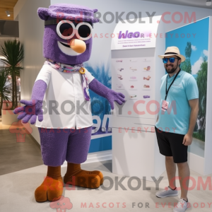 Purple Doctor mascot...