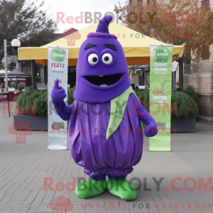 Purple Celery mascotte...