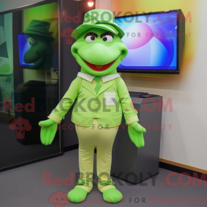 Disfraz de mascota de Lime...