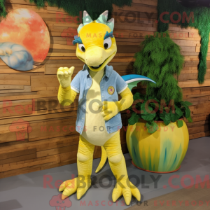 Zitronengelber Drache als...