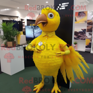 Yellow Pheasant mascot...
