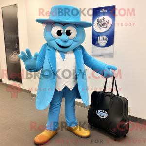 Sky Blue Attorney mascotte...