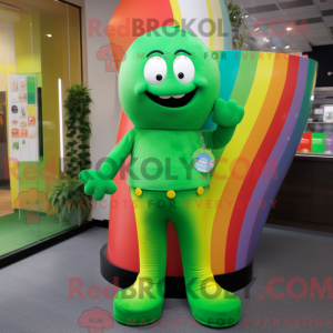 Green Rainbow mascot...