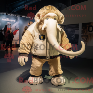 Cream Mammoth mascot...