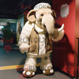 Cream Mammoth mascot...