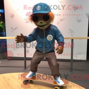Skateboard mascot costume...