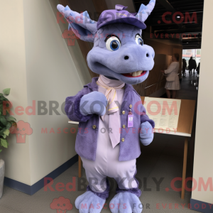 Lavender Dragon mascot...