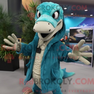 Blågrønn Deinonychus...