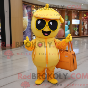 Yellow Apricot mascot...