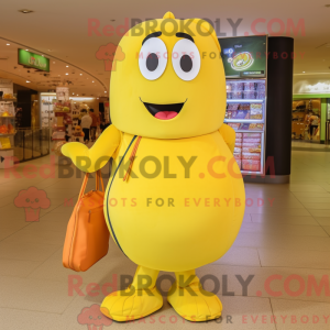 Yellow Apricot mascot...