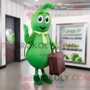 Green Green Bean mascot...