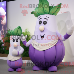 Lavender Turnip mascot...