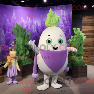 Lavender Turnip mascot...
