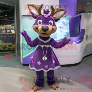 Postava maskota Purple Deer...