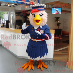 Navy Fried Chicken maskot...