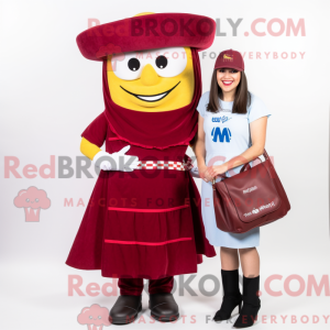 Maroon Fajitas mascot...