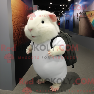 White Guinea Pig mascot...