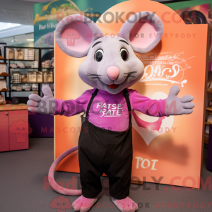 Pink Ratatouille mascot...