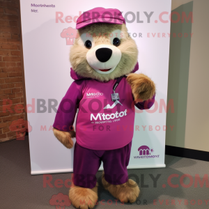 Magenta Marmot mascot...