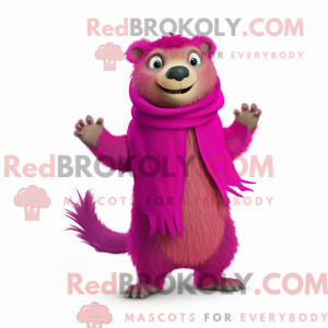 Magenta Marmot mascot...