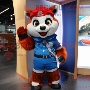 Figura de máscara de panda...