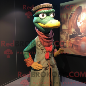 Slang mascotte kostuum...