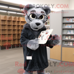 Gray Panther mascot costume...