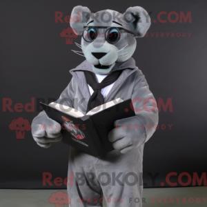 Gray Panther mascot costume...