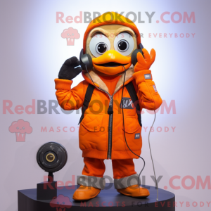 Postava maskota Orange...