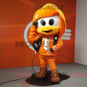 Orange Phone maskot...