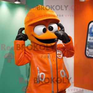 Orange Phone maskot...