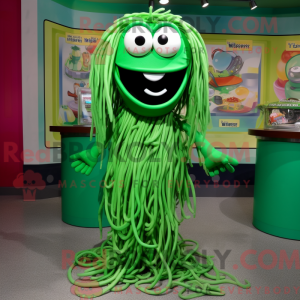 Green Spaghetti mascot...