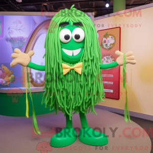 Green Spaghetti mascot...