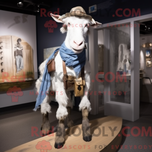 Silver Boer Goat mascot...