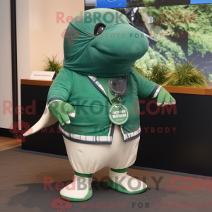 Figura de máscara de baleia...