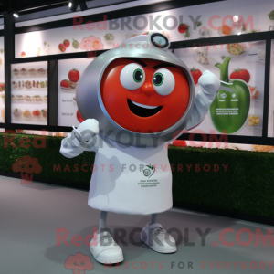 Silver Tomato mascot...