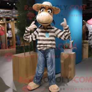 Disfraz de mascota cebra...