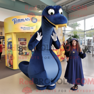 Navy Titanoboa maskot...