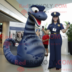 Navy Titanoboa mascot...