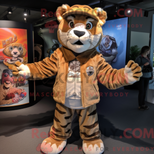 Figura de máscara de tigre...