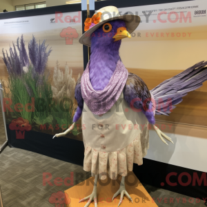 Lavender Pheasant mascot...