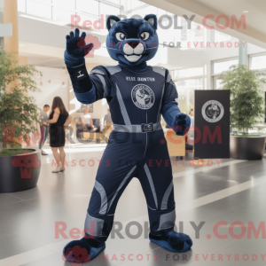 Navy Panther mascotte...
