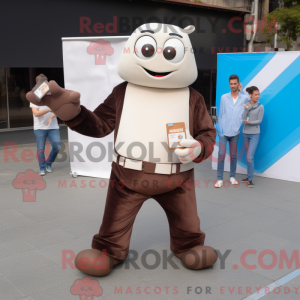 Cream Chocolate Bar mascot...