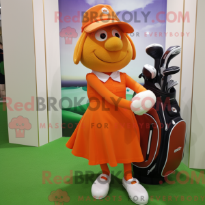 Postava maskota Orange Golf...