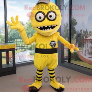 Yellow Zombie mascot...