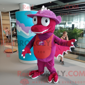 Magenta Dragon mascot...