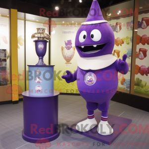 Purple Hourglass mascot...