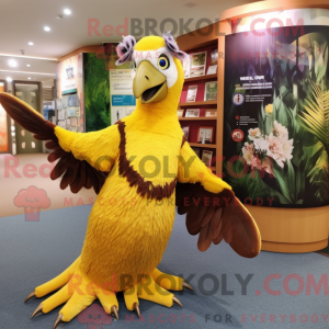 Yellow Pheasant mascot...